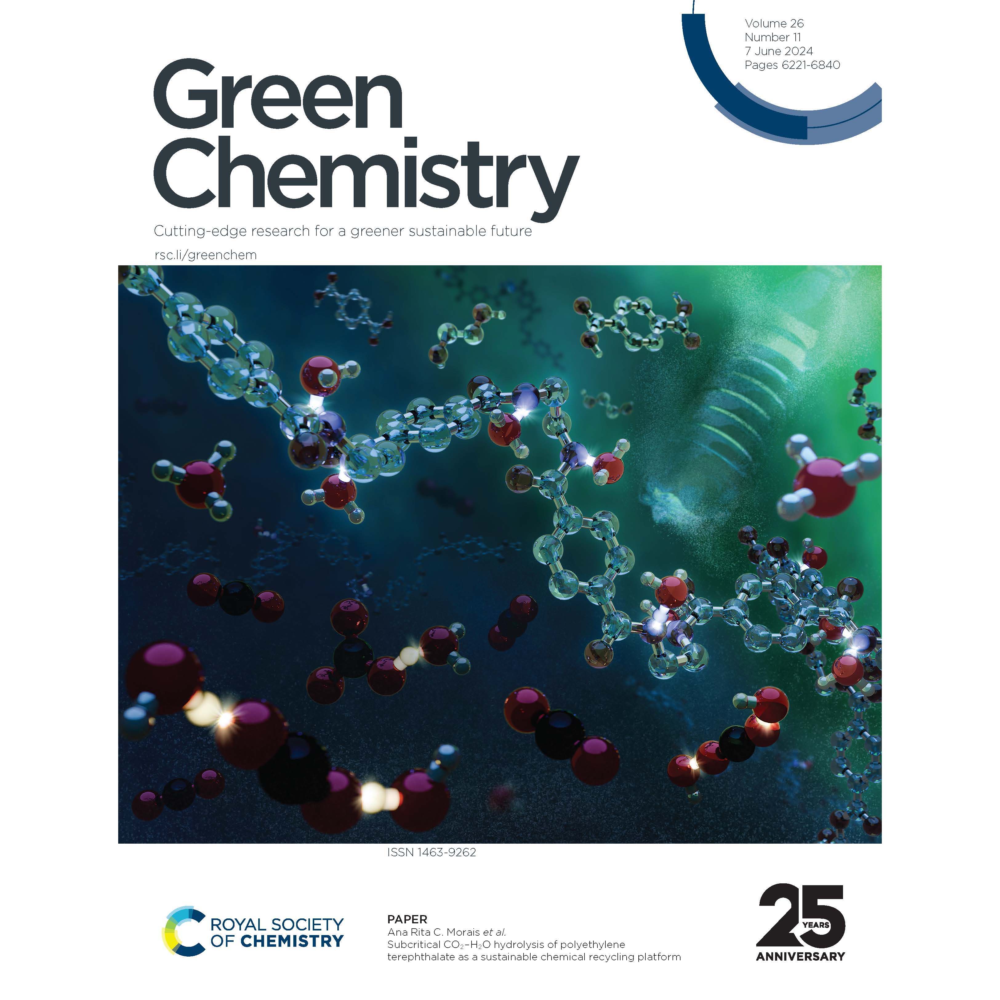 Green Chemistry Cover Image June 2024